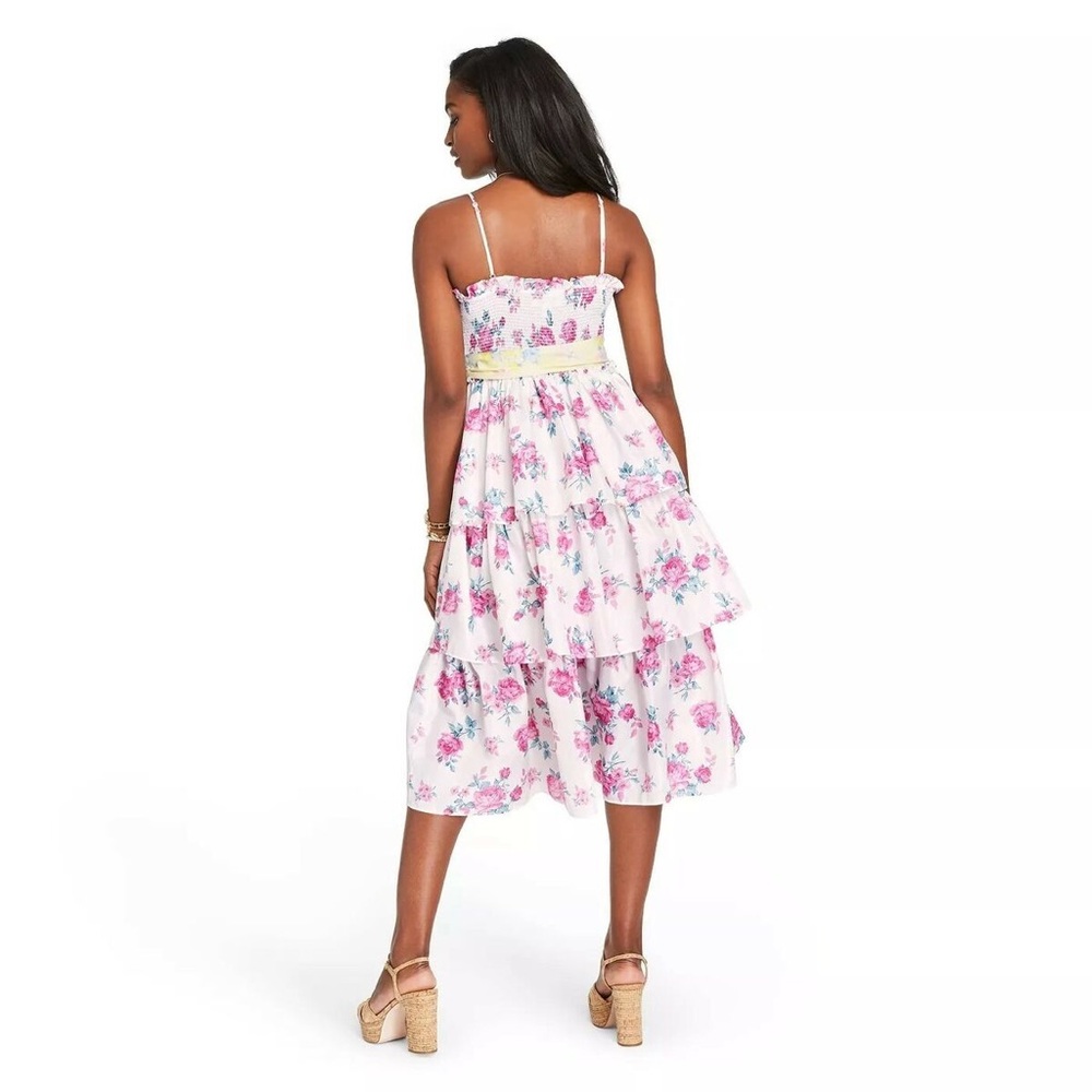 NWT LoveShackFancy Elise Smocked Tiered Dress Size XXS - Picture 6 of 12